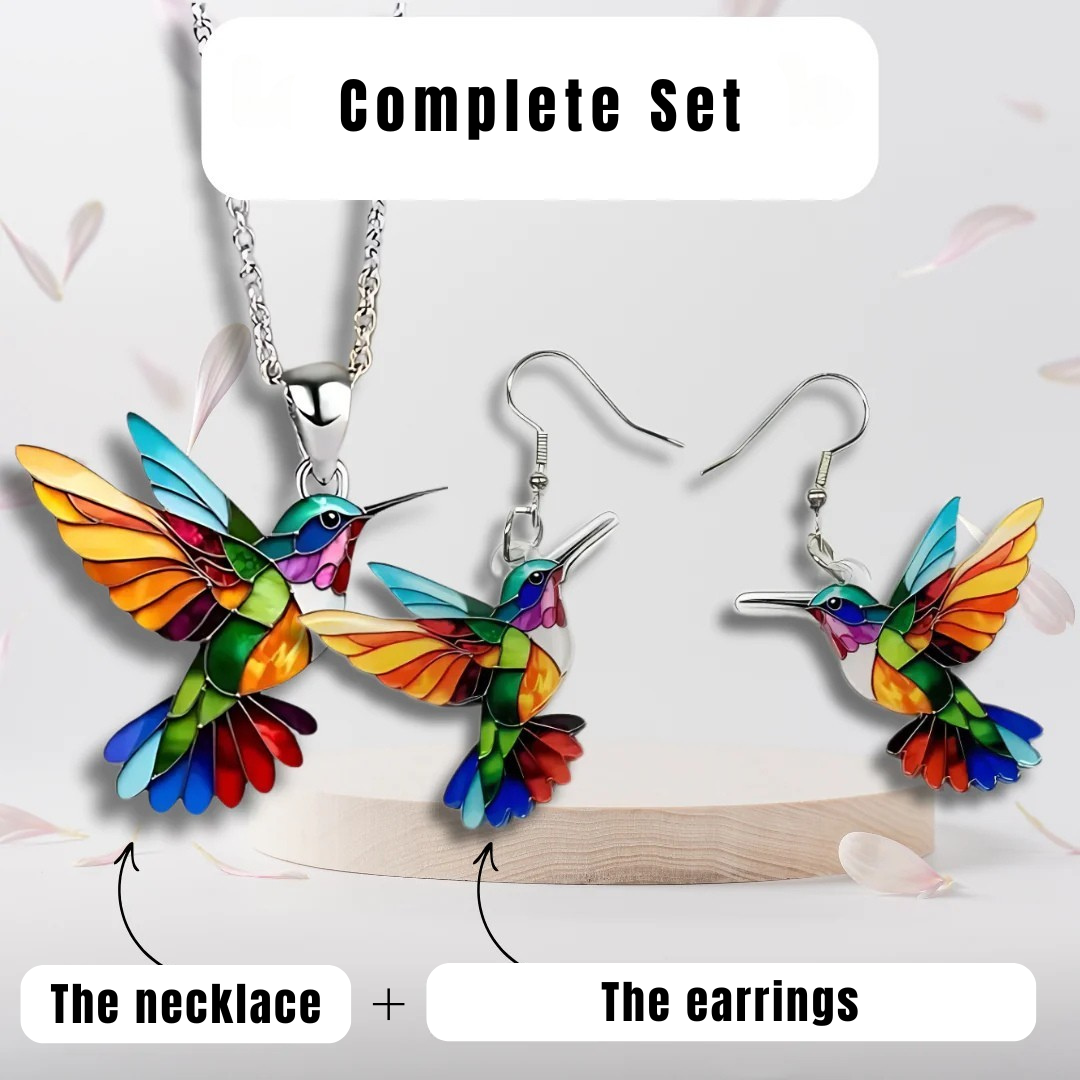 Aurea™ | Beautiful hummingbird Design Necklace